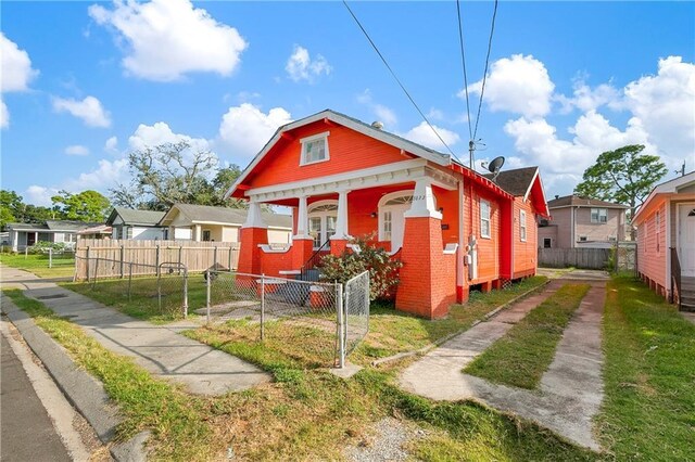 view of bungalow-style home