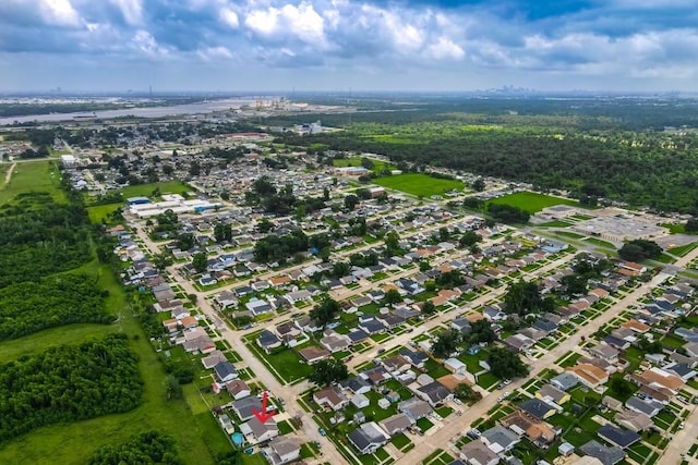 aerial view