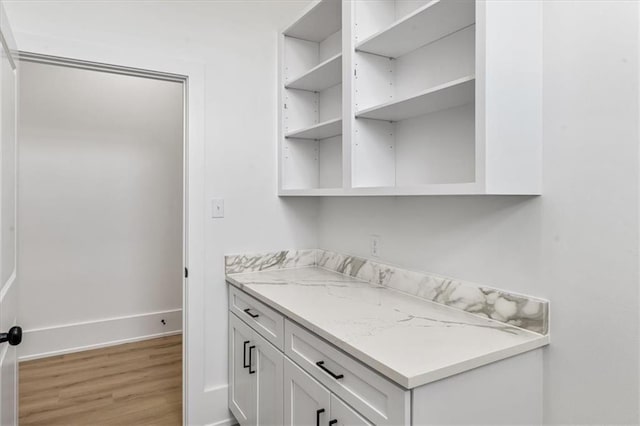 interior space featuring hardwood / wood-style floors