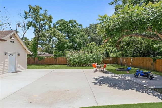 105 Fairfax Pl, New Orleans, LA 70131 - view of patio with a fenced backyard