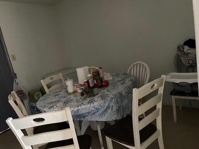 view of dining area