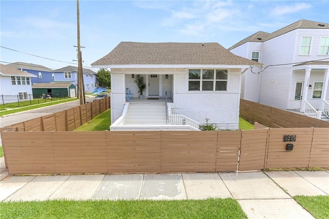 view of front of home featuring a porch