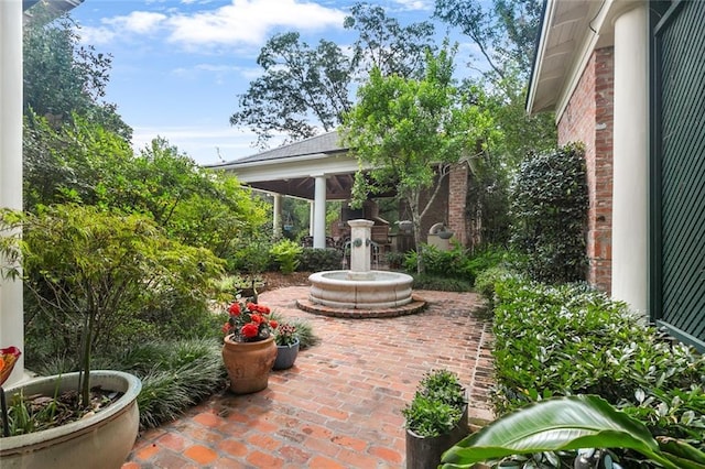 view of patio