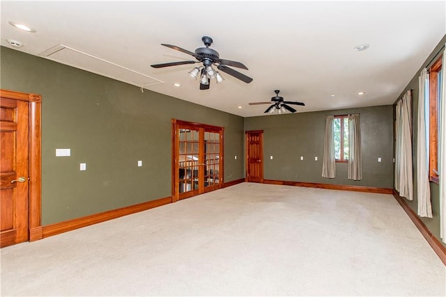 500 W Willow St, Ponchatoula, LA 70454 - carpeted empty room featuring ceiling fan