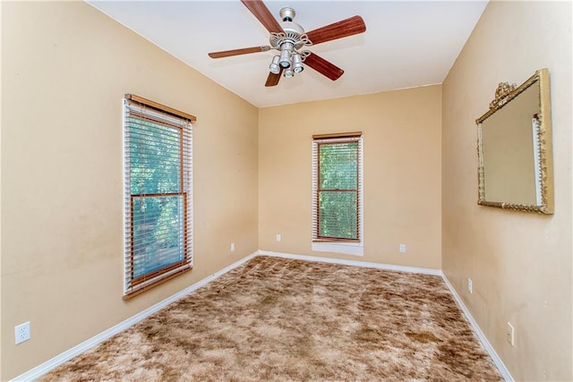 500 W Willow St, Ponchatoula, LA 70454 - carpeted spare room with ceiling fan