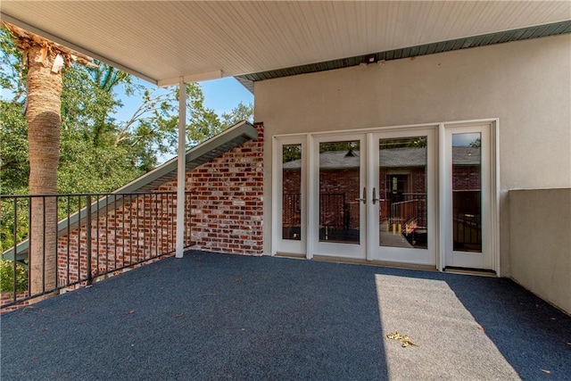 500 W Willow St, Ponchatoula, LA 70454 - view of patio / terrace with french doors