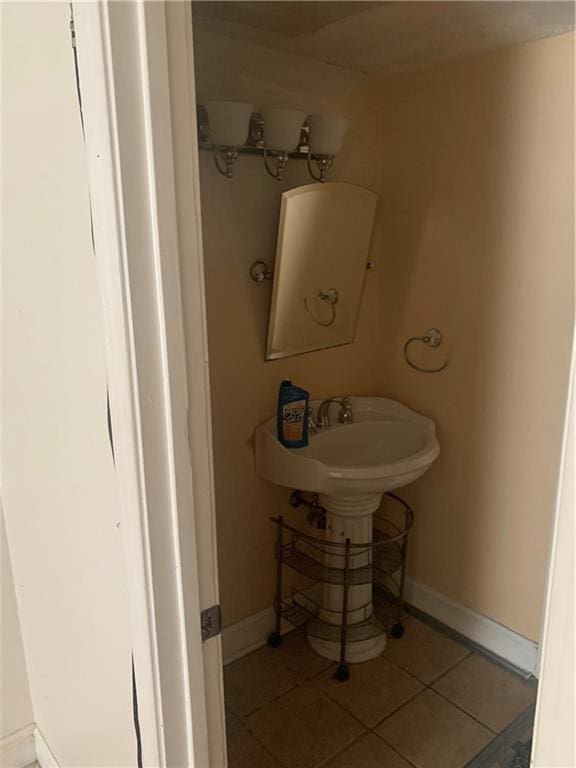 bathroom featuring tile patterned floors