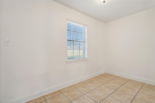 view of tiled empty room