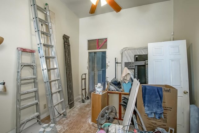 1936-1938 Franklin Ave, New Orleans, LA 70117 - office area featuring ceiling fan