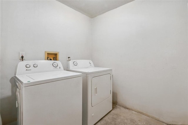 laundry room featuring washer and dryer