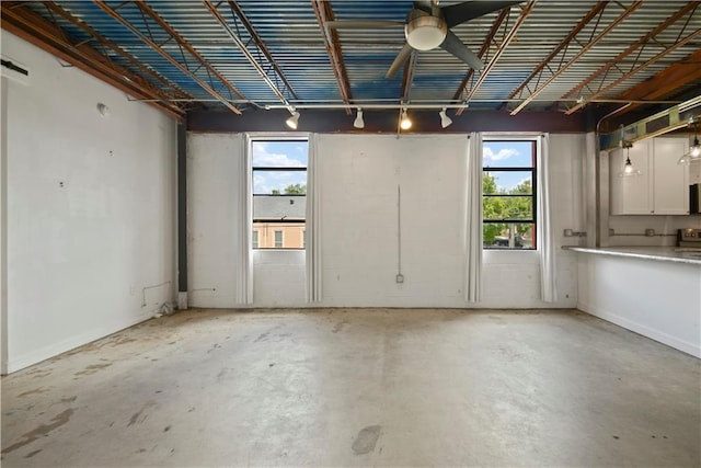 interior space with a wealth of natural light