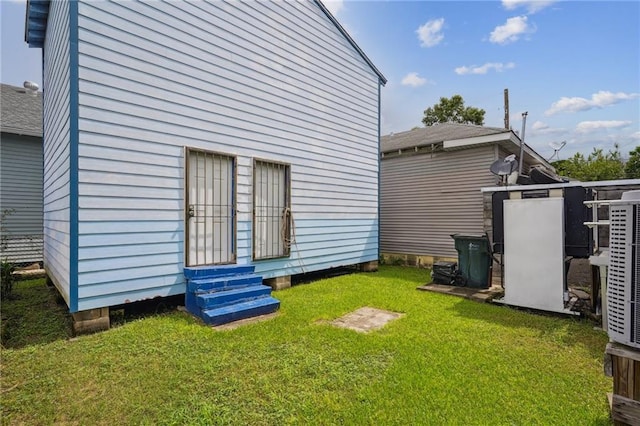 exterior space with central AC unit