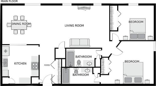 4716 Annunciation St Unit 1B, New Orleans, LA 70115 - property floor plan