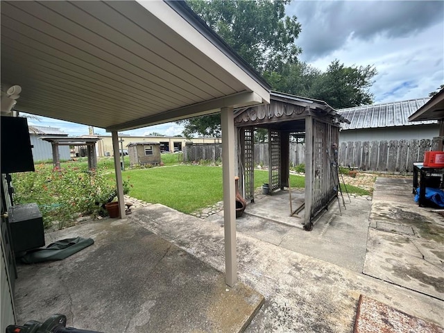 view of patio