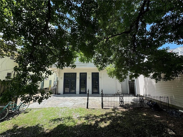 view of rear view of property