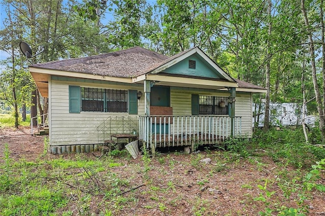 bungalow with a porch