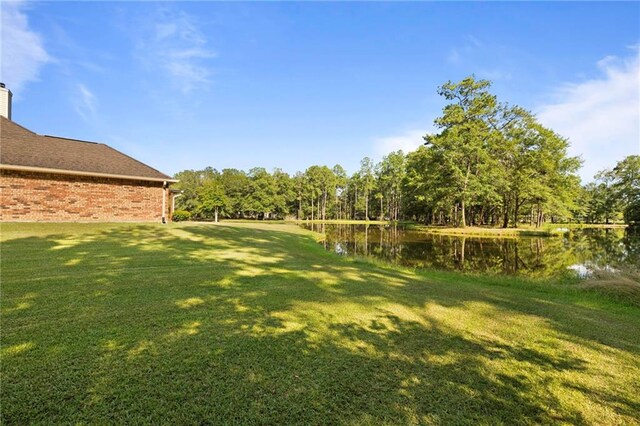 17 P M Hall Rd, Poplarville, MS 39470 - view of yard with a water view