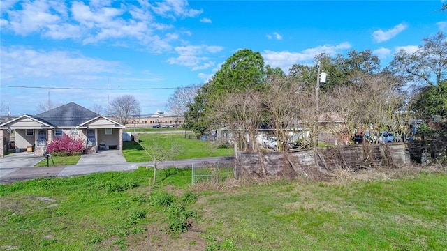 view of yard