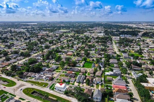 4317 Anthony St, Metairie, LA 70001 - aerial view of property and surrounding area with nearby suburban area