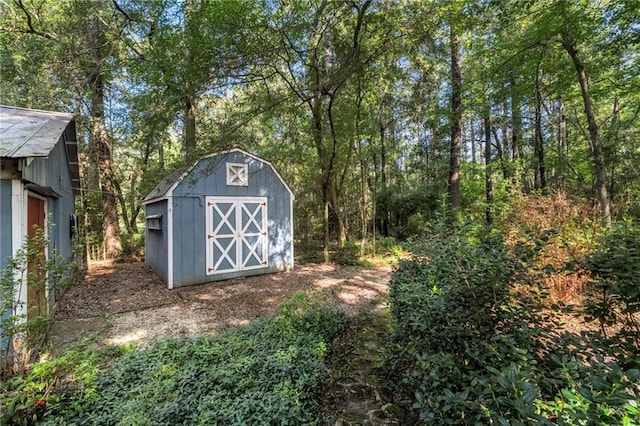 view of outbuilding