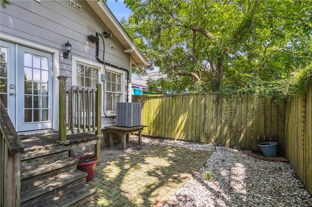 exterior space with a patio