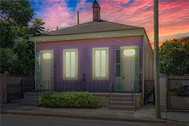 view of bungalow