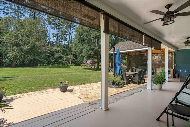 3 Pipes Loop, Covington, LA 70435 - view of front of property with a garage, concrete driveway, and a front yard