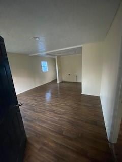 interior space featuring dark hardwood / wood-style flooring