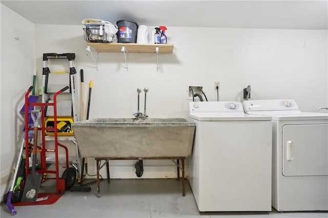 3722 Nashville Ave, New Orleans, LA 70125 - laundry room with washing machine and clothes dryer and laundry area