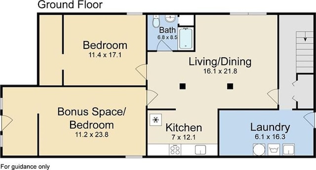 3722 Nashville Ave, New Orleans, LA 70125 - view of layout