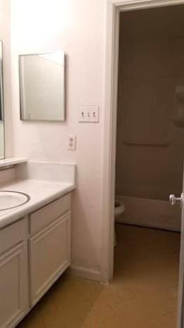 503 Wright Ave, Terrytown, LA 70056 - bathroom with tile patterned floors and vanity