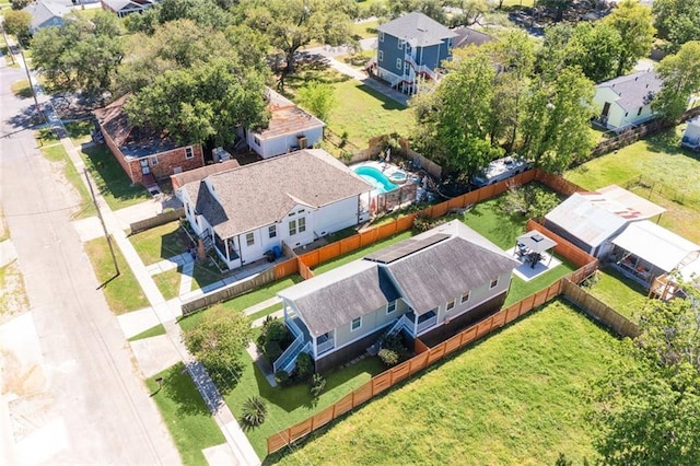 6226 Lafaye St, New Orleans, LA 70122 - aerial view with a residential view