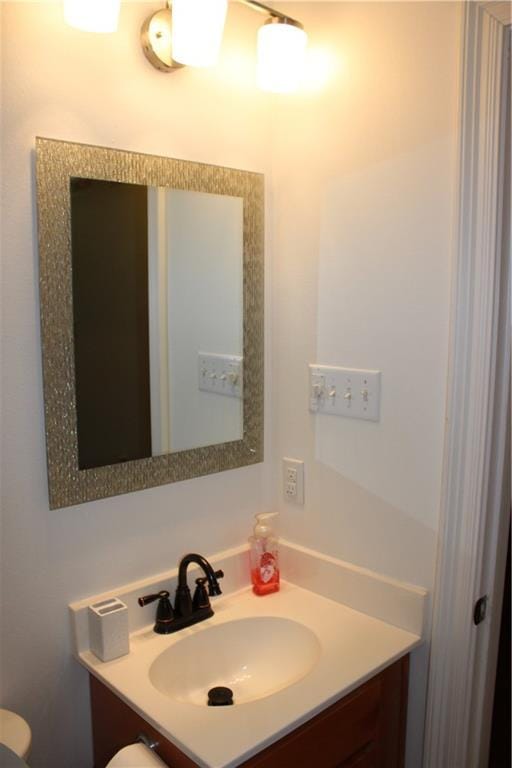 6226 Lafaye St, New Orleans, LA 70122 - bathroom featuring vanity and toilet