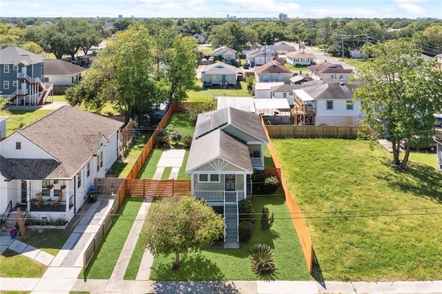 6226 Lafaye St, New Orleans, LA 70122 - bird's eye view featuring a residential view