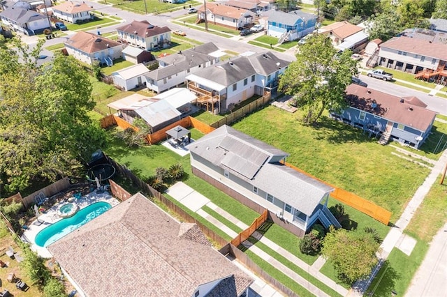 6226 Lafaye St, New Orleans, LA 70122 - birds eye view of property featuring a residential view