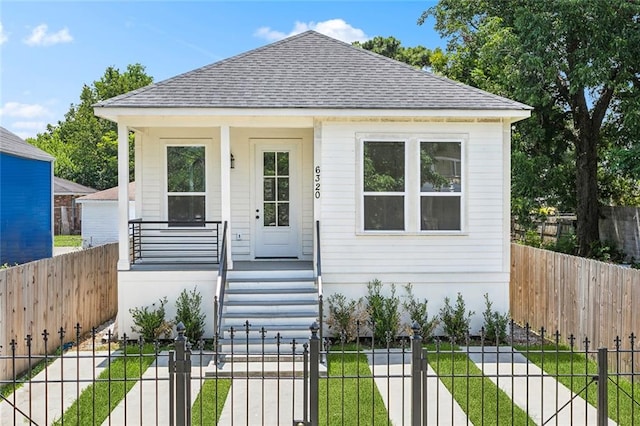 view of bungalow-style house