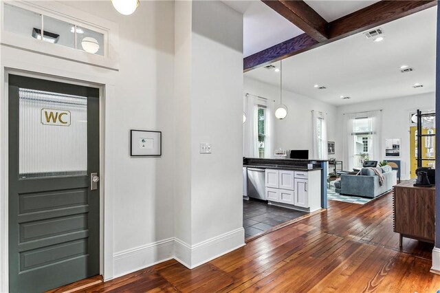 bedroom featuring hardwood / wood-style floors