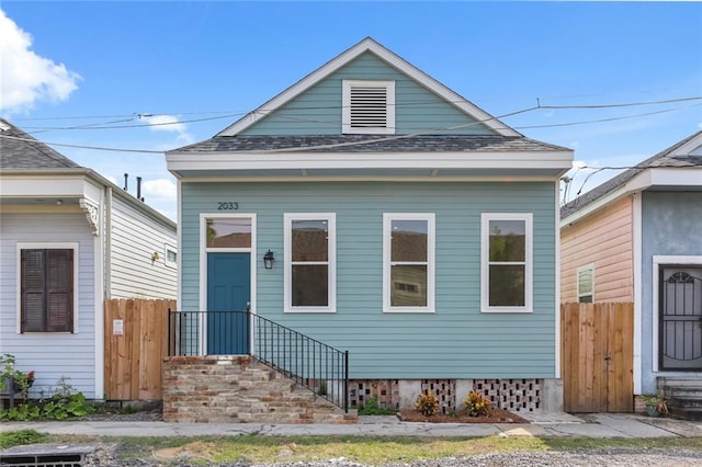 view of bungalow-style home