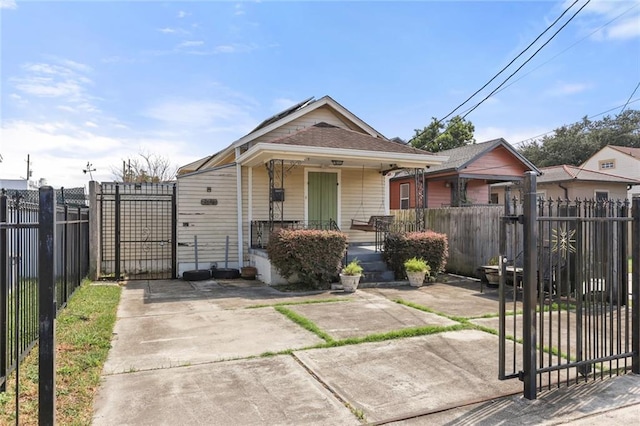 view of bungalow-style house