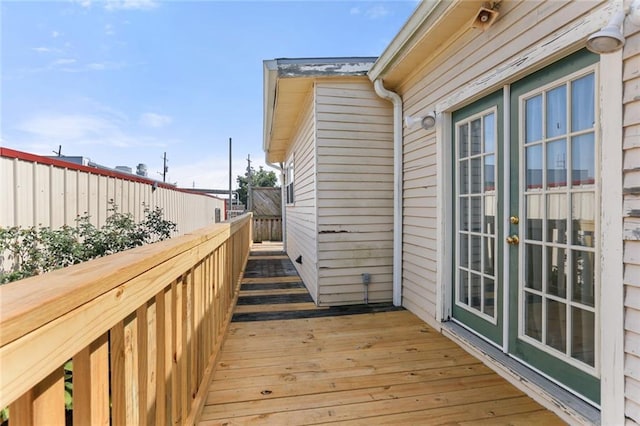 2546 Elder St, New Orleans, LA 70122 - view of wooden deck
