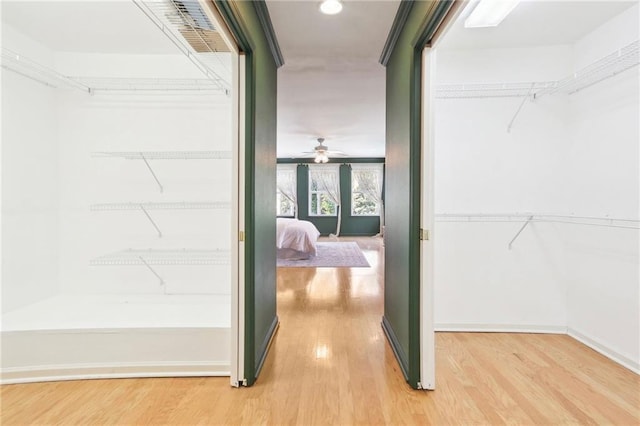 interior space featuring hardwood / wood-style floors