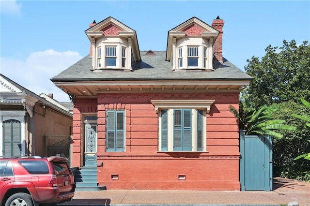 view of victorian home