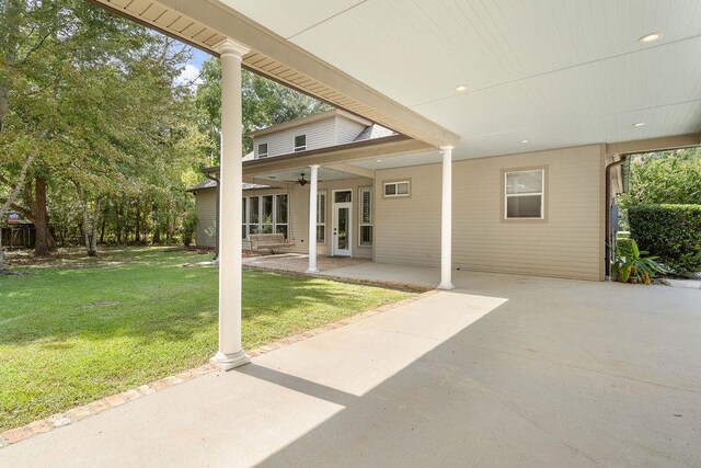 view of patio / terrace with french doors