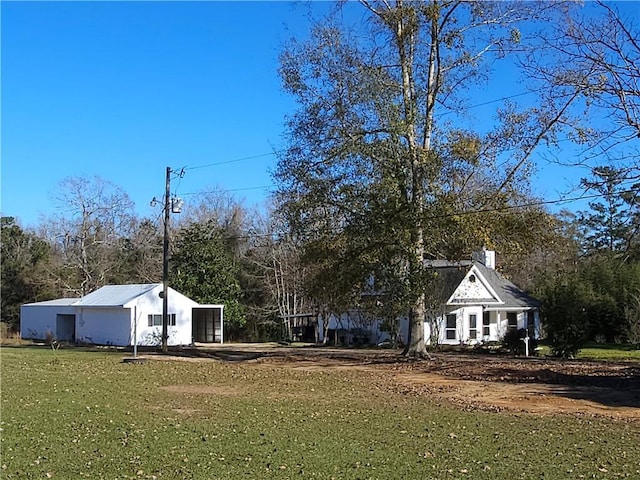 view of yard