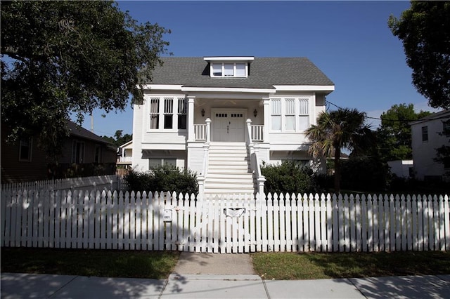 view of front of home