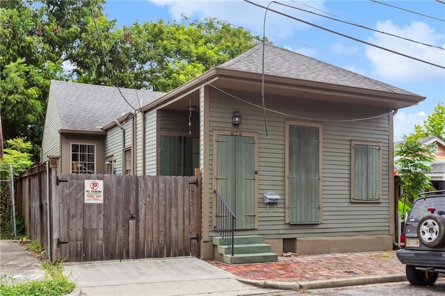 view of bungalow-style home