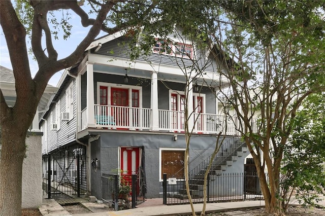 view of rear view of property