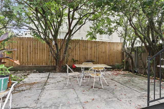 view of patio