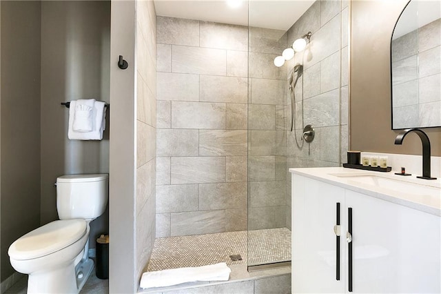 1111 Tulane Ave Unit 721, New Orleans, LA 70112 - full bath featuring walk in shower, toilet, and vanity