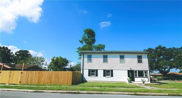 view of front of property